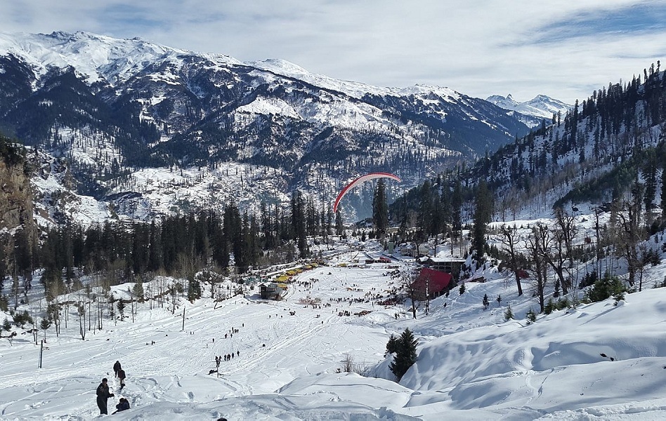 manali tourist places in winter