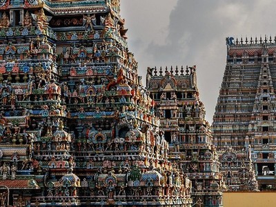 Chidambaram - Thanjavur - Madurai - Rameswaram - Trichy - Mahabalipuram - Kanchipuram in 7 Days (from Chennai)